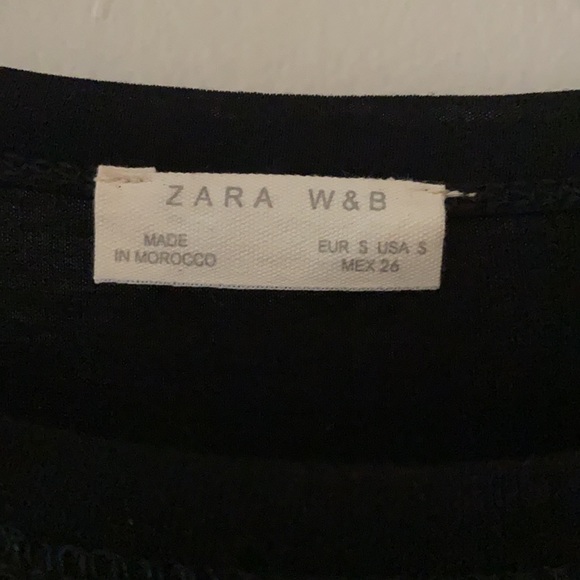 ⚡️FLASH SALE⚡️ Zara Asymmetrical T Shirt SZ S - Picture 2 of 2